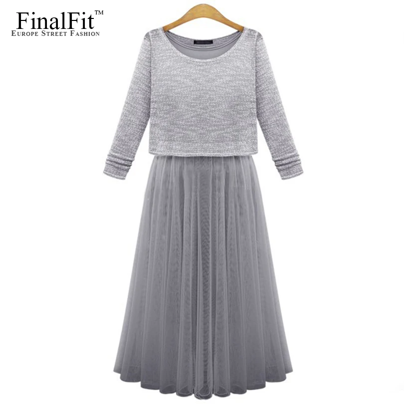 Finalfit TULLE Midi летнее платье Для женщин Повседневное плиссированные тонкий газ из