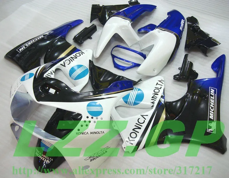 

100%NEW fairings for 98 99 CBR900RR 919 98 99 CBR 900RR 1998 1999 CBR919RR 98 99 black blue white fairing kit #S6AAT LZZ.GP