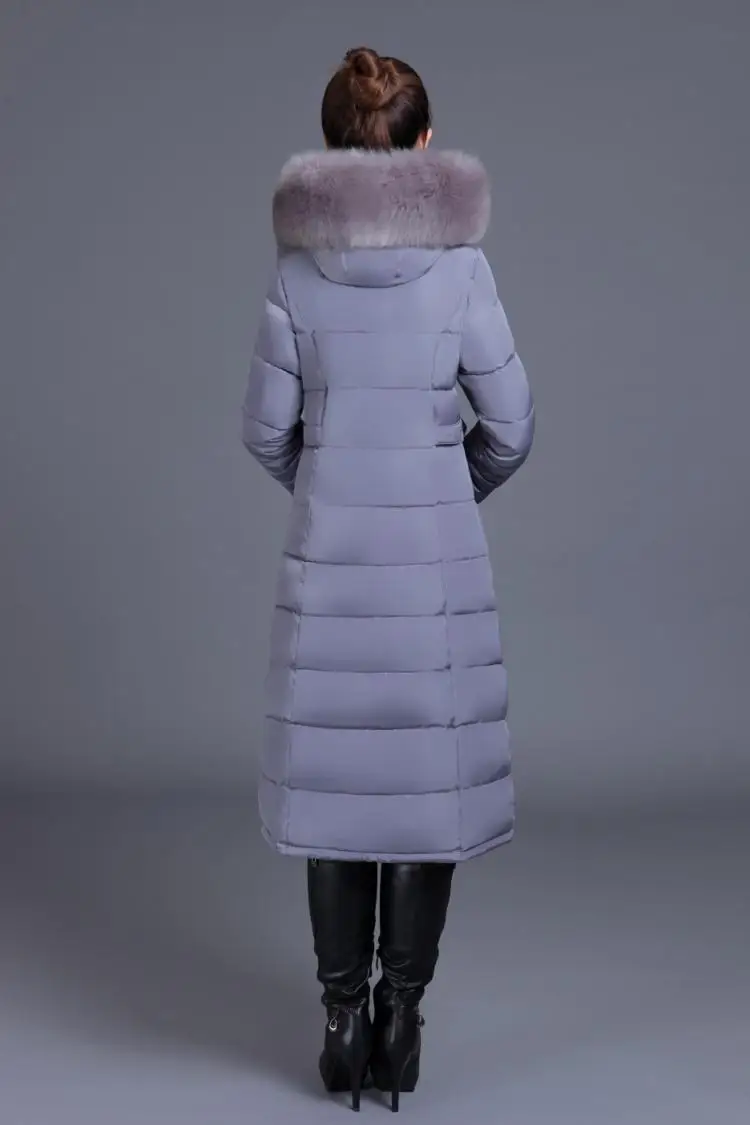 YAGENZ6XL зимние парки пальто с капюшоном женская одежда элегантное тонкое плотное хлопковое длинное пальто теплая куртка женская