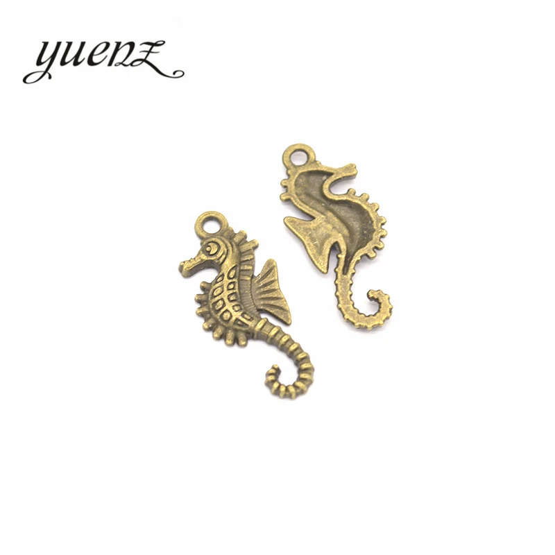 Yuenz 30 шт. Мода сплава гиппокамп Подвески Металл Подвеска DIY ювелирных Интимные
