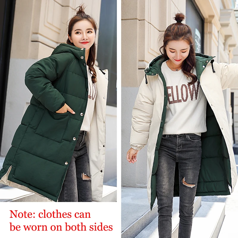 Новая мода 2019 верхняя одежда Chaqueta Mujer для женщин зимняя куртка с длинным