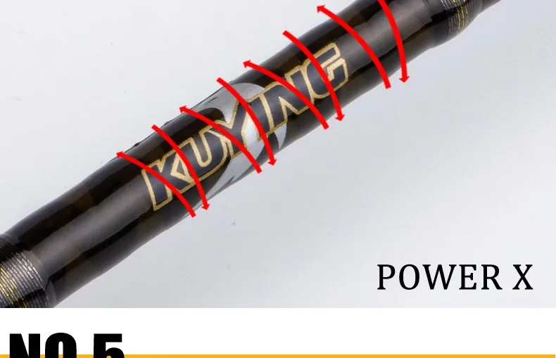KUYING SuperLite 2,58 м приманка карбоновое литье спиннинговое удилище FUJI часть средней скорости действие дно удочка