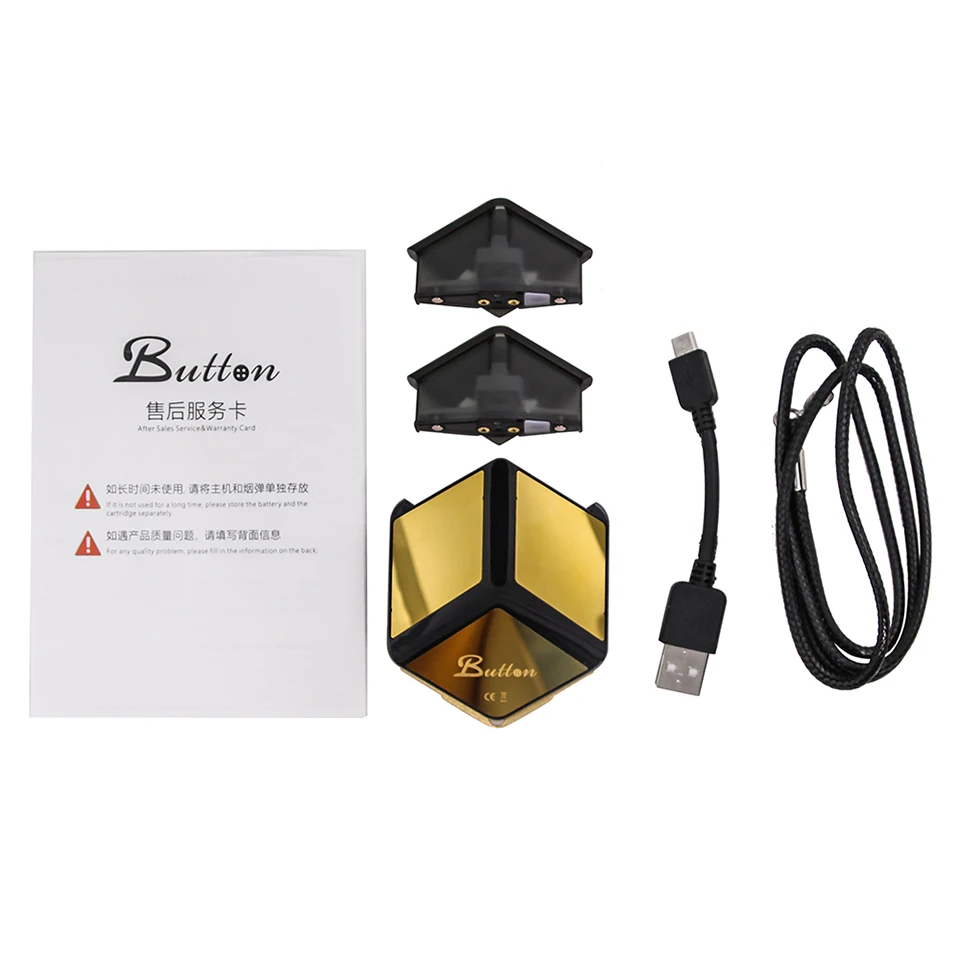 Оригинальная Кнопка Bullfrog Pod Vape Kit 380 мАч батарея электронная сигарета стартовый