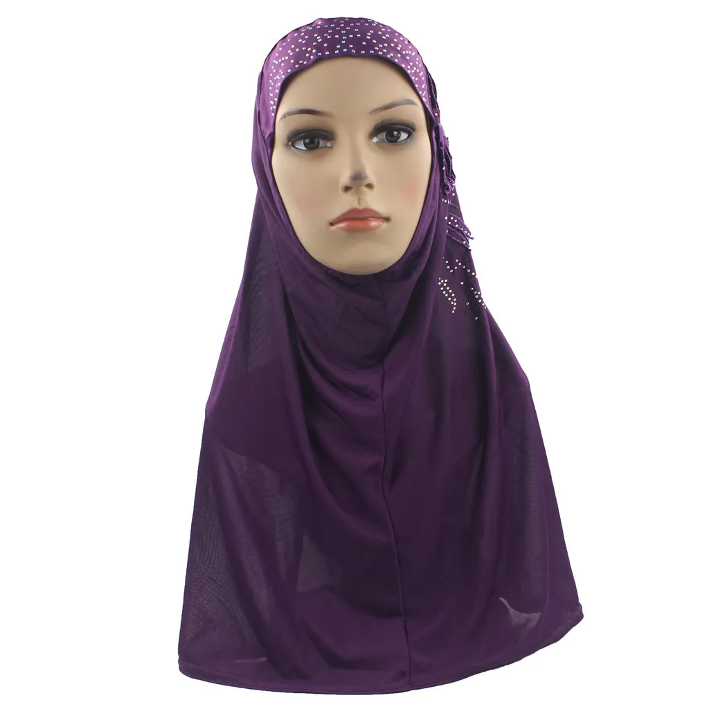 Летние шапочки без полей для женщин повседневные мусульманский головной убор