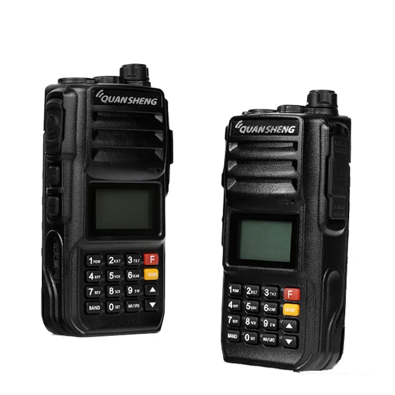 Двойной бренд UHF/VHF Портативный FM радиоприемник QuanSheng TG UV2 Plus 10KM Walkie Talkier|Рации| |