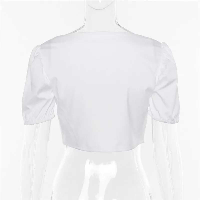 Сексуальное нижнее белье Porno топы с пышными рукавами модное нижнее белье Camisole удобный Воздухопроницаемый жгут укороченный топ Camisete женский топ из Органди