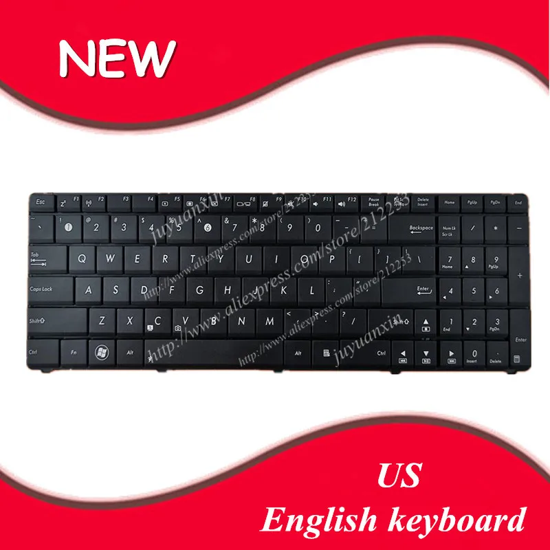 Английская клавиатура для ноутбука Asus N53 N53J N53JN N53SN N53SV N53T N53Jf N53JL N53Sm N71Ja N71Jq N71Jv N71V N71Vn