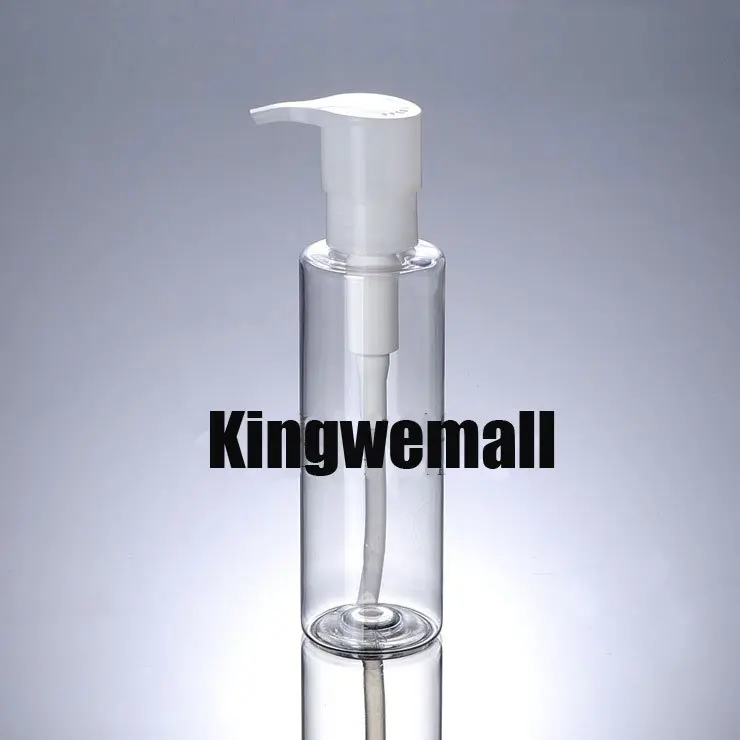 

300pcs/lot Capacity 200ml,transparent lotion liquid oil Pump/Cosmetic Packaging bottles,empty container,drop shipping,FTJ39