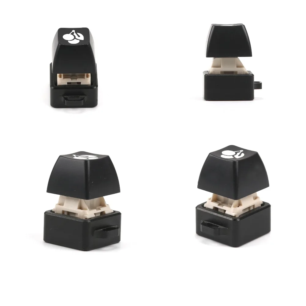 CNC алюминиевый брелок переключатель тестер с одним черным MAXKEY SA keycap|Клавиатуры| |