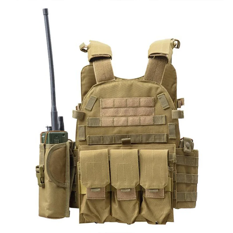

Outlife USMC Airsoft Military Tactical Vest Molle Combat Assault Plate Carrier Tactical Vest 3 Colors CS Outdoor Hunting