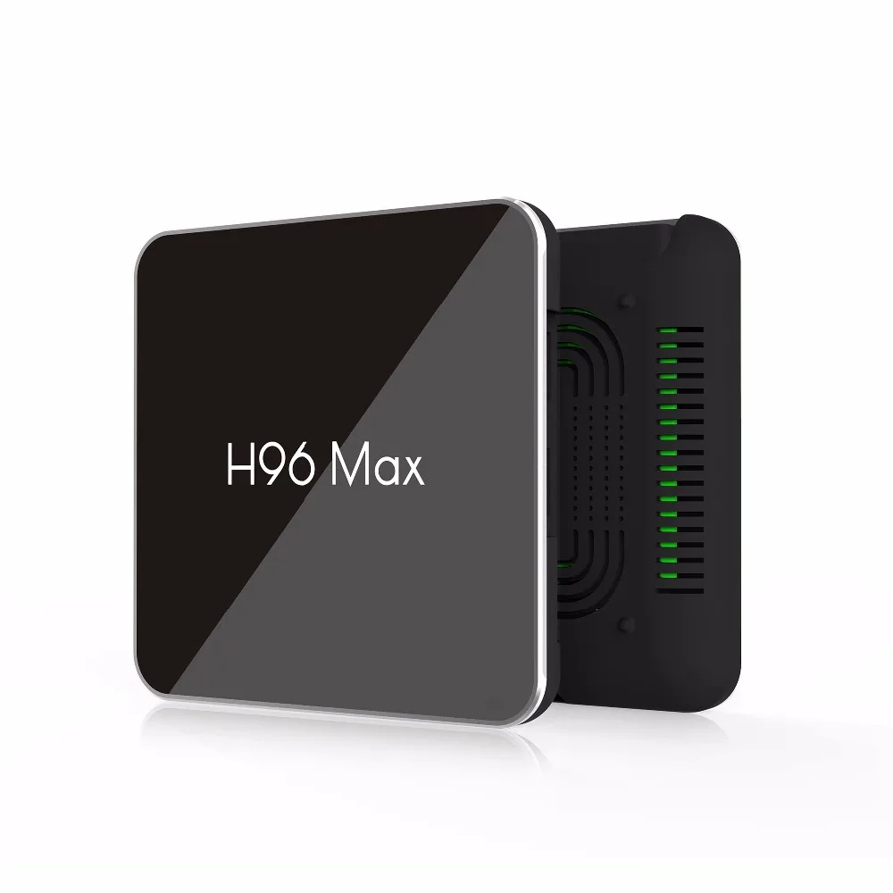 H96 MAX X2 Google Голосовое управление Android 8 1 ТВ коробка 4 ГБ 32 Amlogic S905X2 четырехъядерный BT