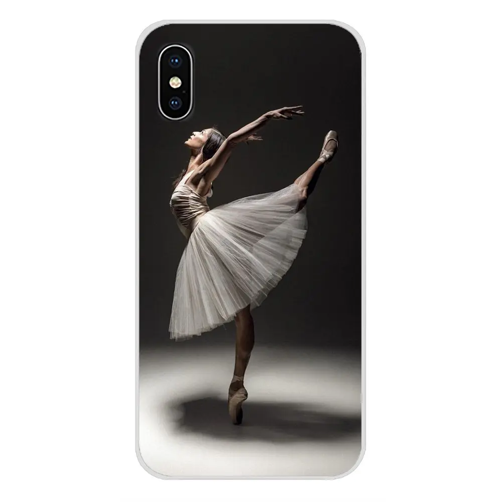 Силиконовый чехол для Apple iPhone X XR XS MAX 4 4S 5 5S 5C SE 6 6S 7 8 Plus ipod touch Love Ballet Dance Forever Art