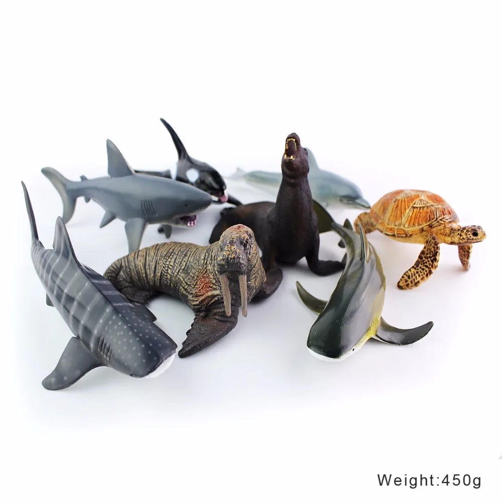Wiben Sea Life морская черепаха Кит морской лев моделирование модель животного экшн и