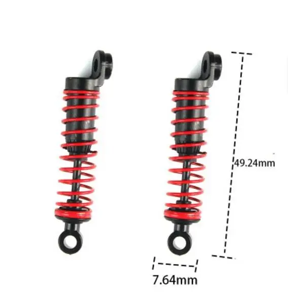 Subotech BG1510 BG1511 1/24 RC автозапчасти оригинальный передний и задний амортизатор|Детали