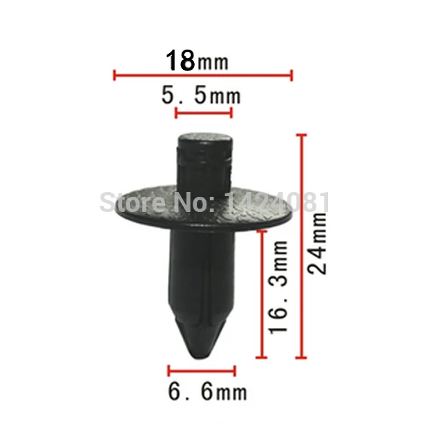 

20x OEM Nylon Fastener Rivet Push-Type Retainer Clip for Toyota for Nissan 18x11mm 80999-05N07 90467-07043