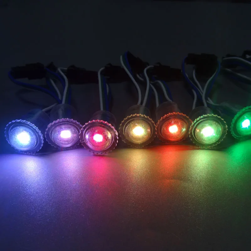Пиксельный светодиодный модуль WS2811 DC5V 16 мм Диаметр полноцветный 5050 SMD