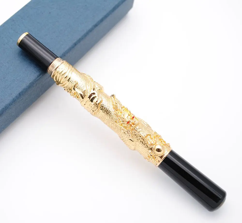 JINHAO Китайский дракон Роскошная перьевая ручка M Nib|Перьевые ручки| |