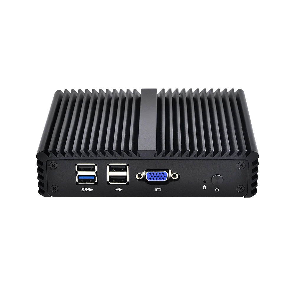 Qotom Mini PC j1900 4 lan pfsense маршрутизатор брандмауэра тонкий клиент x86 безвентиляторный