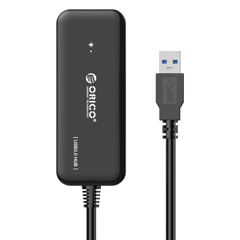 ORICO 4 порта USB концентратор Micro USB 3,0 концентратор Высокоскоростной 5 Гбит/с usb-хаб для Windows Linux ноутбук ПК Apple Macbook Air PC планшет