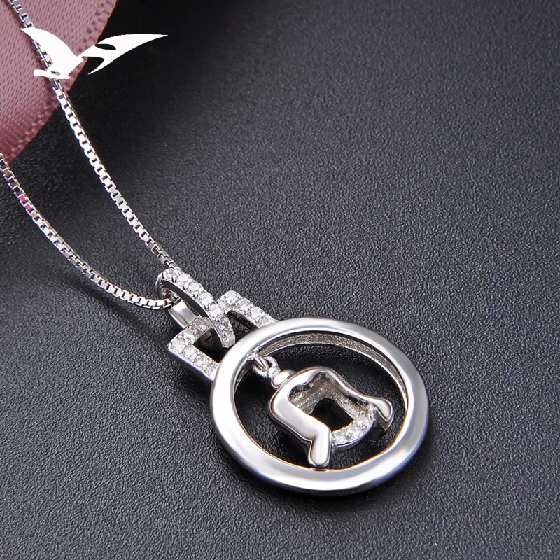 925 пробы серебряные подвески Будды Религия цирконами Fine Jewelry # y002p | Украшения и