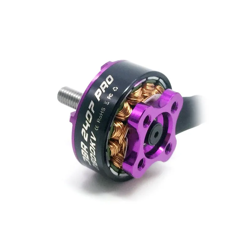 Гоночный бесщеточный мотор 3bhobby 2407 Pro CW 1700KV 2100KV 2400KV 2600KV для квадрокоптера 200 220