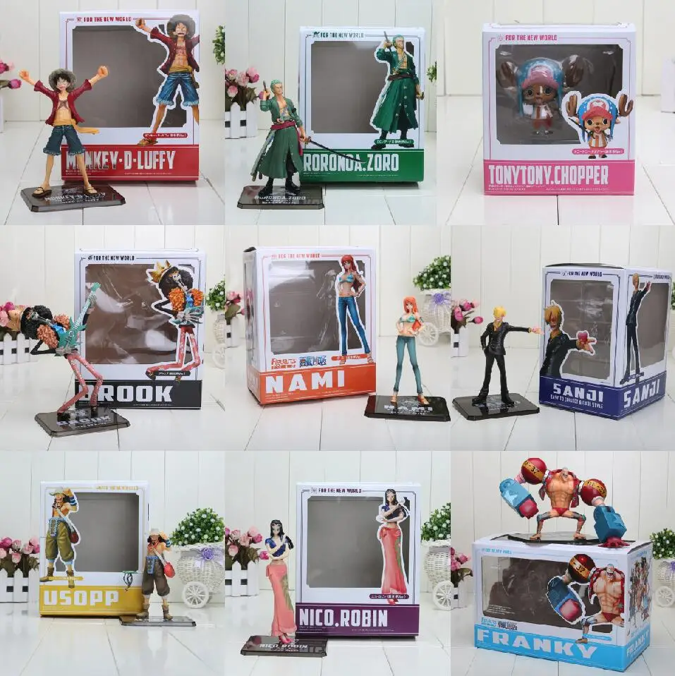 5 6 &quotфигурные игрушки спустя два года ПВХ Чоппер nico Nami Brook Sanji roronoa zoroUsopp Franky новый