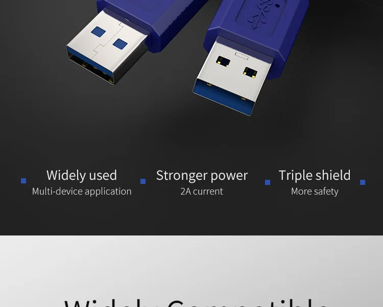 GCX USB удлинитель Кабель для передачи данных папа-мама USB-USB 3,0 кабель удлинитель шнур для ПК клавиатура принтер камера 1 м 1,5 м 3 м 5 м
