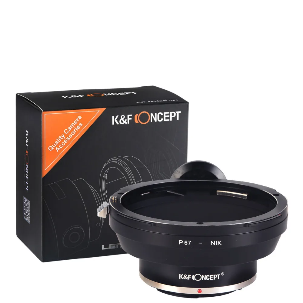 K & F CONCEPT для Pentax 67 адаптер объектива Nikon AI Mount Camera D4 D3X D3S D700 D300S|k&f concept adapter|lens for pentaxk&f