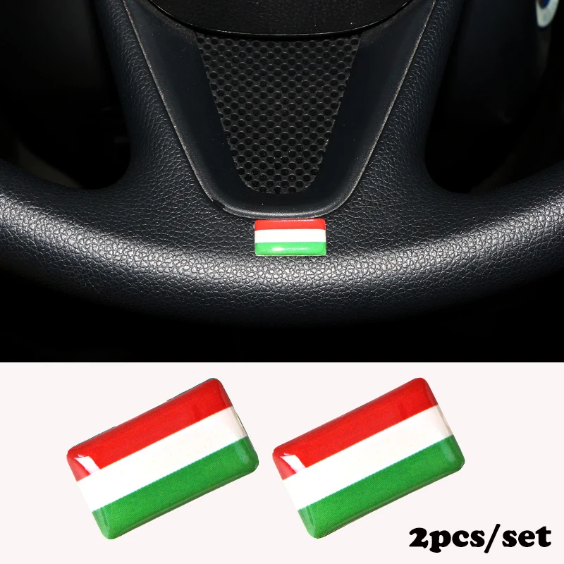 2 шт./компл. рулевого колеса 3D автомобиля эпоксидной смолы пригодный для Peugeot 307