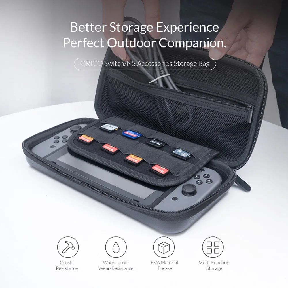 Водонепроницаемая сумка ORICO EVA для хранения жестких дисков вместительный чехол