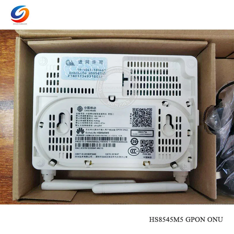 Оригинальный Новый Hua Wei GPON ONU ONT FTTH Fibra Optica HS8545M5 роутер 1GE + 3FE 1TEL USB Wifi мини размер