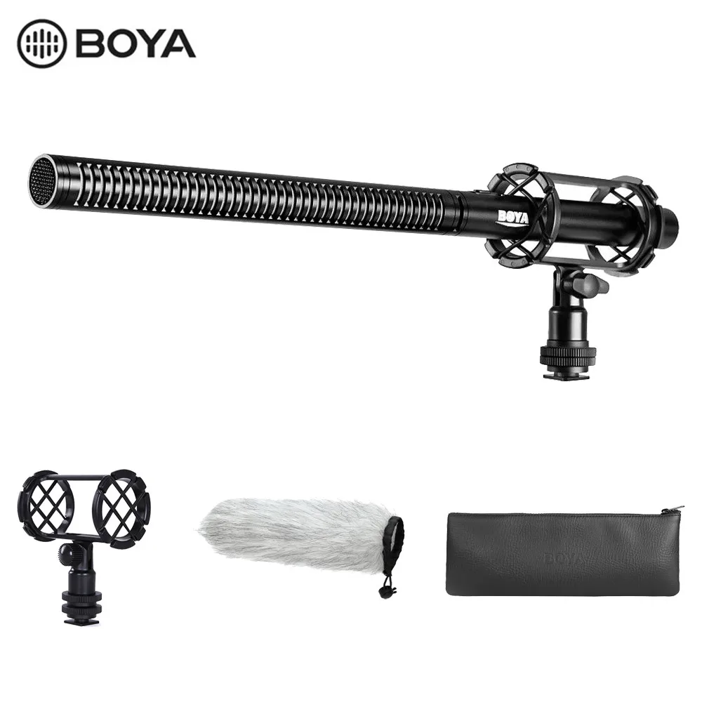 BOYA BY PVM1000 Профессиональный DSLR конденсатор видео интервью микрофон Микрофон для