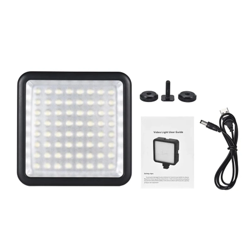 AABB-Led 64 Usb непрерывное освещение для камеры Светодиодная панель портативная