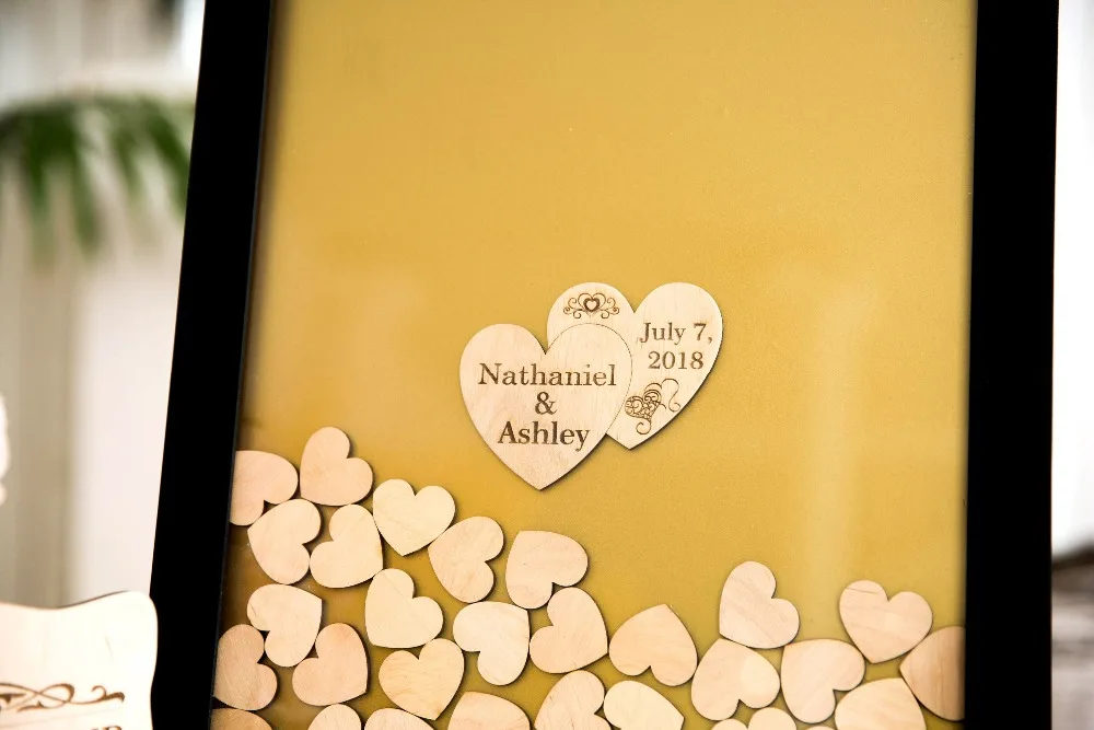 Персонализировать любой язык Альтернативная Гостевая книга baby shower Drop Box гостевая