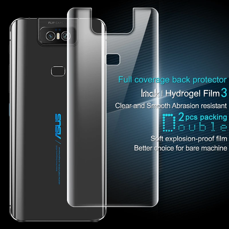 Imak Гидрогелевая пленка для Asus Zenfone 6 ZS630KL Защитная Прозрачная Олеофобная пленка