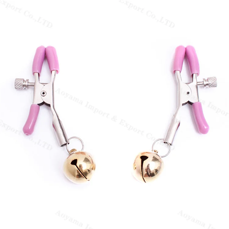 Female Nipple Clamps Toys Milk Clip Stimulation Breast Fetish Bell Adult Sex Game | Красота и здоровье