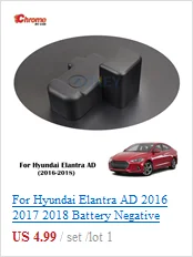 Хромированная дверная ручка зеркала заднего вида для hyundai Elantra Avante AD, Накладка для литья полосок, аксессуары для рамы автомобиля