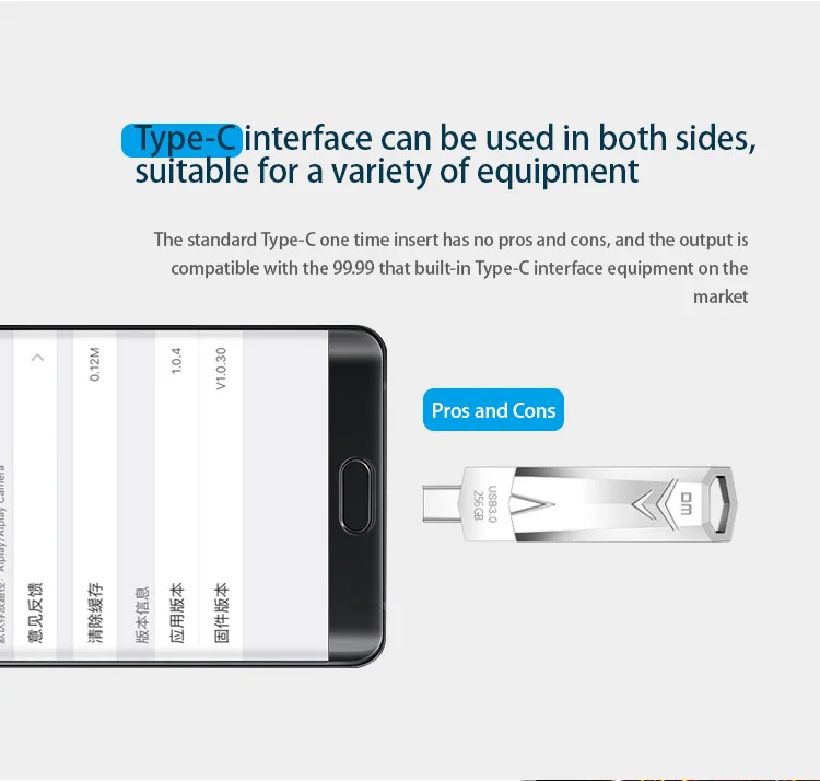 DM PD098 USB3.0 флеш-накопитель для type-C OTG металлический флеш-накопитель USB C флэш-диск высокоскоростные флеш-накопители 128G карта памяти Usb