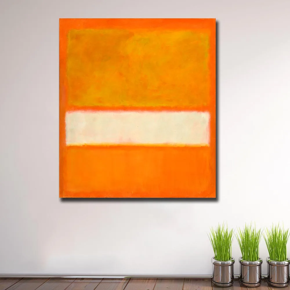 Большие картины для гостиной абстракции Марка Ротко № 11 (Без названия) Холст искусства для дома современная масляная живопись.