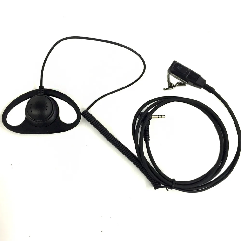 1 контактный ФБР Earhook гарнитура типа D для Motorola Talkabout портативный Радиоприемник