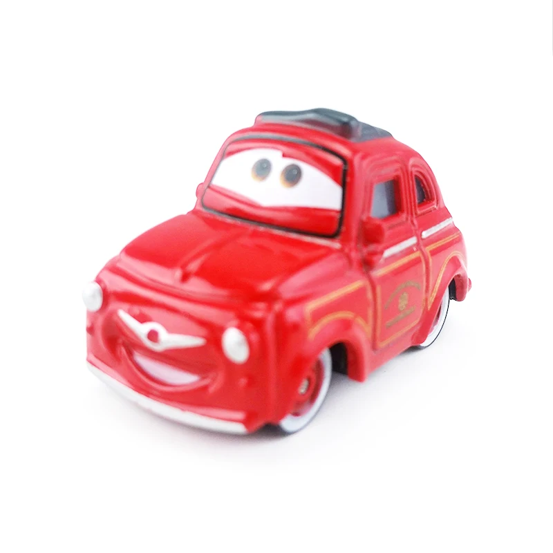 Автомобили Диснея Pixar красный Луиджи пожарный отряд спасательный 1:55 литья под