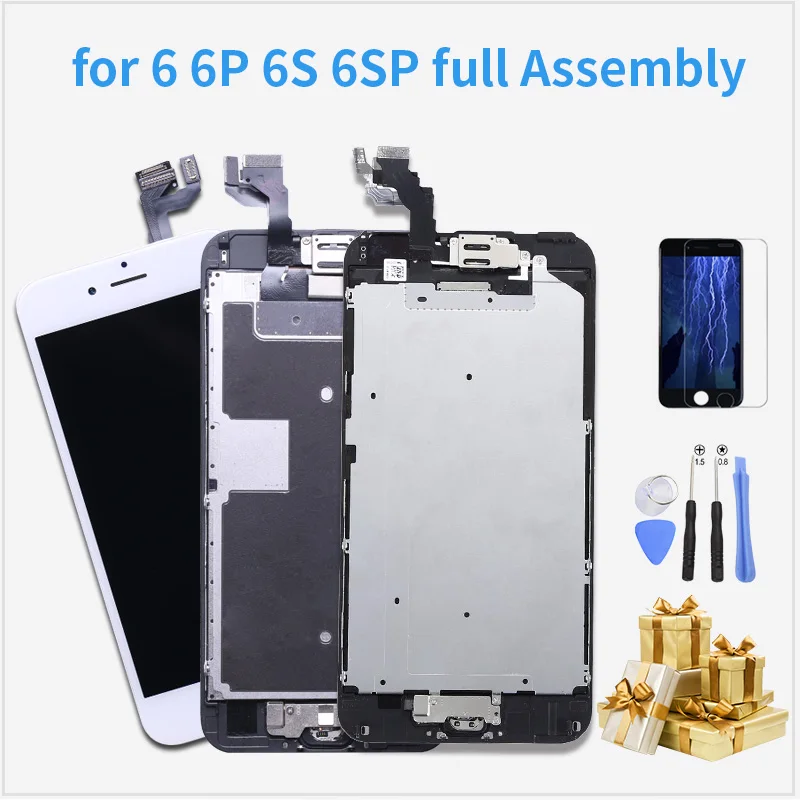 

AAAAA Quality Full Assembly LCD OEM Screen For iPhone 6 6s plus LCD 6S 6SP Display 3D Touch Digitizer Pre-assembled Home button