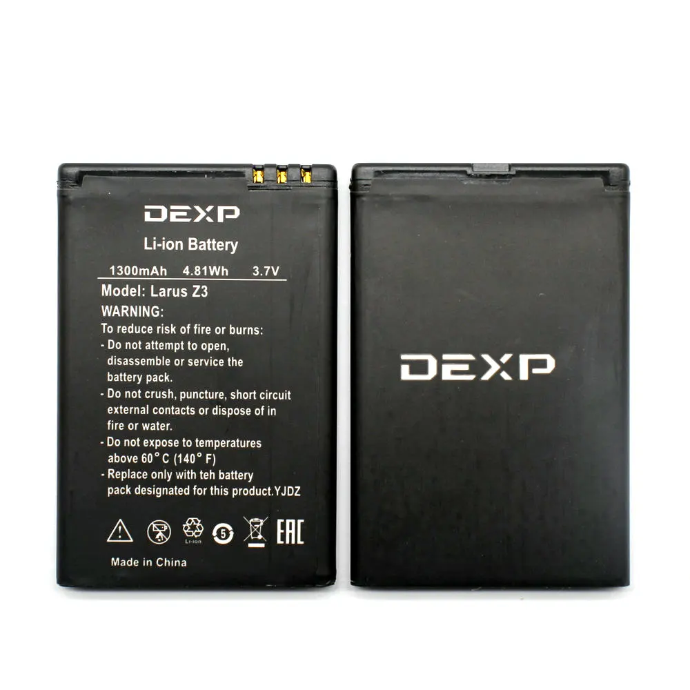 1 шт. 100% высококачественный аккумулятор для телефона DEXP LARUS Z3 + код