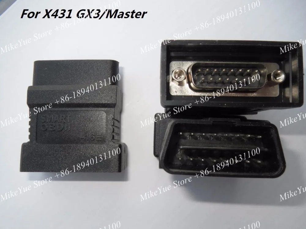 for Launch X431 Smart OBD I II DLC 16E Adapters EOBD Connector 431 GX3 Master PRO PRO3 3G PAD Adapter|x 431|obdii connectorconnector obd |