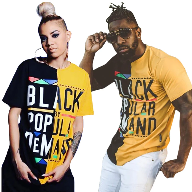 Для женщин Новый стиль хлопок короткий рукав Письмо печати футболки Blusa футболка