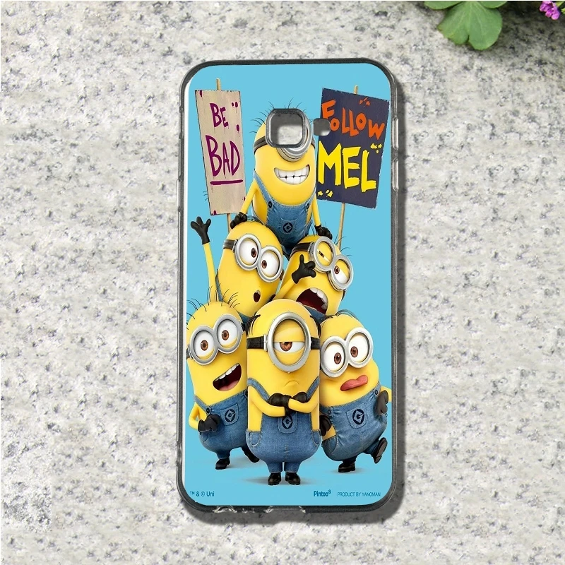 Маленький Миньон Мягкий ТПУ чехол для телефона Samsung Galaxy A3 A5 A7 Альфа G355H 8262 G360 I9082 G530