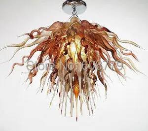 

Free Shipping High Ceiling Handmade Art Glass Chandelier