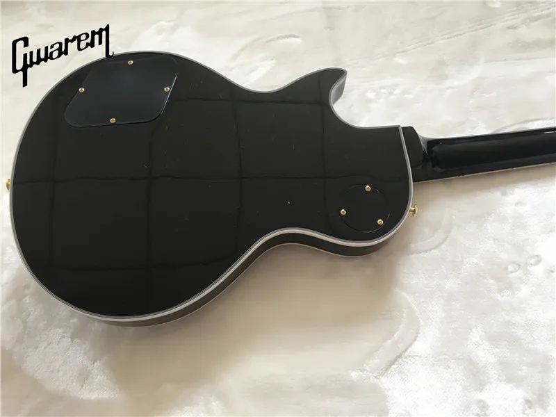 Электрогитару gwarem LP Пользовательские черный Бити гитара/Bigsby тремоло/гитара в