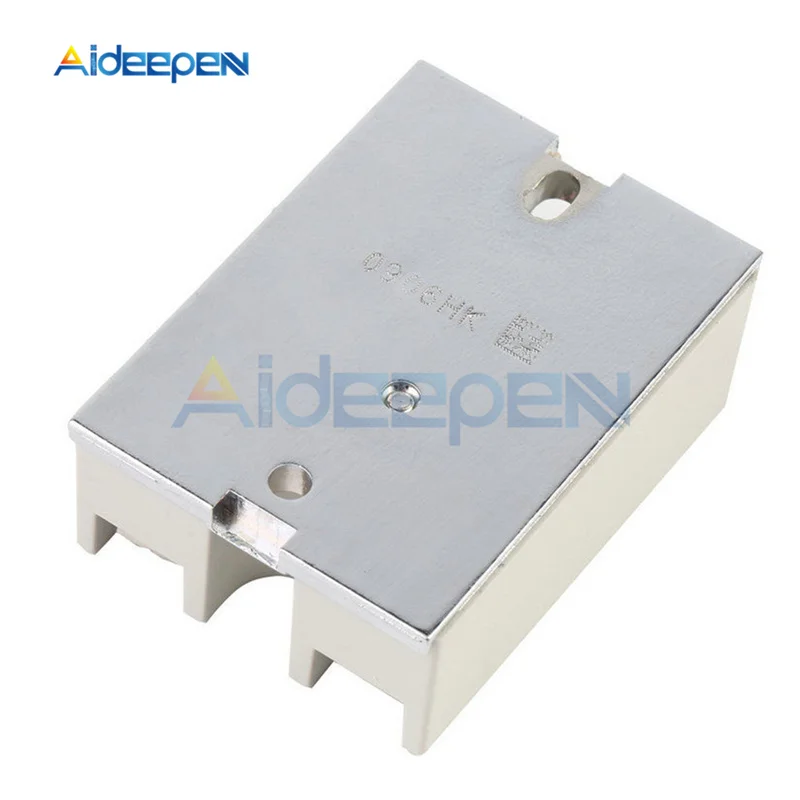 Однофазное твердотельное реле SSR-10DA 25DA 40DA 50DA 60DA SSR-10AA 25AA 40AA 60AA 100AA DC/AC AC/AC с белым