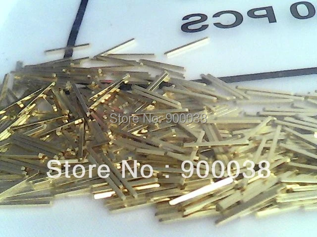 

Free shipping by UPS 80000pcs Square header Pin 0.64*0.64*12.54 brass material with Gold plated 1.0u